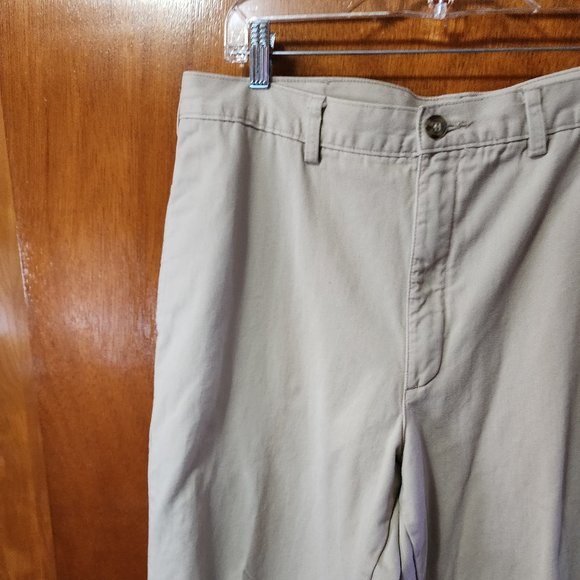 Men's 38x34 Natural Fit Tan L.L. Bean Double L Flannel Lined Jeans - Picture 2 of 10